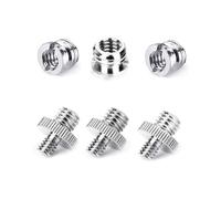 Piastra a sgancio rapido da 1/4 a 3/8 adattatore a vite per uno scambio efficiente di attrezzature in esterni e in studio Camera treppiede bullone di montaggio