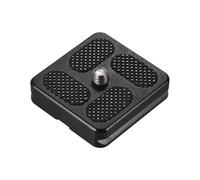 Piastra a sgancio rapido in alluminio 4038 mm, piastra QR D-40T con vite da 1/4", compatibile con monopiedi e treppiedi Arca Swiss e Benro.