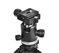 Piastra a Sgancio Rapido per Fotocamera con Testa a Sfera per Treppiede Monopiede Arca Benro, con Attacco a Vite da 1/4 di Pollice, Leggera e Ad Alta Resistenza, Lavorazione