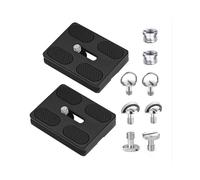 Piastra a Sgancio Rapido per Treppiede Universale, Piastra Arca Swiss per Treppiede per Fotocamera DSLR Ballhead (PU-50)