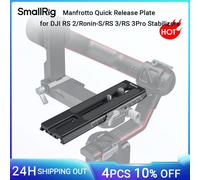 Piastra a sgancio rapido SmallRig Manfrotto per stabilizzatori DJI RS 2/Ronin-S/ RS 3/ RS 3 Pro/RS4/RS4 Pro, piastra estesa per fotocamera 3031B