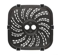 Piastra Acciaio al Carbonio 8QT Antiaderente per facile Piastra(22 * 22cm) | Compatibile per powerxl per vortex Pro, include 6 tabs gomma, sostituzione perfetta, cottura uniforme, lunga durata