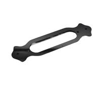 Piastra ad anello per pickup a bobina singola per foro per chitarra acustica, 1 staffa di supporto per pickup (A)