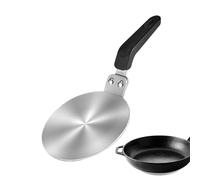 Piastra adattatore a induzione, convertitore per diffusore di calore, disco di cottura in acciaio inox, piastra per cuocere a fuoco lento con manico, strumento efficiente di distribuzione del calore