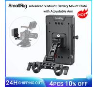 Piastra adattatore batteria con attacco a V SmallRig con morsetto per asta da 15 mm e braccio regolabile per Sony per fotocamere e videocamere Canon -3204B