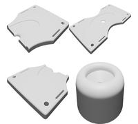 Piastra Adattatore Bici per JBL Xtreme 3 Compatibile Racktime Snapit 1.0