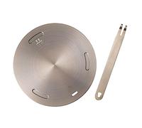 Piastra Adattatore Induzione in Acciaio Inox per Cucina, Disco | Diffusore Calore per Piano e Fornello Gas, Design Appendibile, Superficie Liscia, Struttura Resistente alla Deformazione
