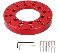 Piastra adattatore per freno a mano USB per Logitech G25 G27 G29 G920 e per thrustmaster T300 T500 - Staffa di montaggio in acciaio inox SIM Racing per installazione morsetto da tavolo (rosso)