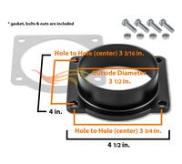 Piastra Adattatore Sensore Di Flusso D'Aria Massico Per 96-99 Taurus SHO 3.4L V8