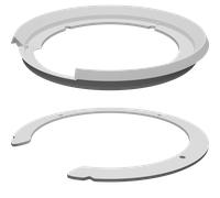 Piastra Adattatore Serbatoio per Sistema Givi Benelli TRK 502 Moto