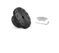 Piastra Adattatore Volante, Adattatore For Volante In Alluminio Da 75 Mm For Volante Da Gioco Sim Racing, Uso Adatto Per Thrustmaster T300, T500, TS-PC, TS-XW(Black)