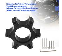 Piastra adattatore volante da 70mm per volante Thrustmaster T300RS 13-14 pollici