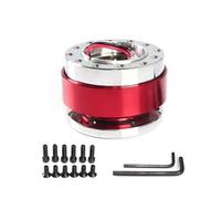Piastra Adattatore Volante, Kit adattatore mozzi a sgancio rapido universale for volante(Red)
