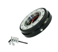 Piastra Adattatore Volante, Versione sottile 6 fori universale auto auto volante da corsa adattatore mozzi a sgancio rapido kit di sgancio rapido(Black)
