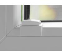 Piastra adesiva universale Aerolux Fix con giunto per montaggio plissettato senza fori (su finestre in PVC). Innovazione Made in Germany