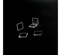 Piastra al quarzo di silice trasparente JGS2 da 10 pezzi 5x5x1mm - Substrato di quarzo trasparente for applicazioni ottiche e a semiconduttori