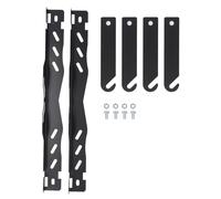 Piastra Allineamento Ruota in Acciaio Legato, Set 2 Pezzi, Misurazione Rapida e Precisa della Convergenza con Foro per Appendere, Nero - Design Robusto e Universale, Facile