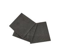 Piastra anodica in grafite di carbonio puro 1PC 100x100mm for celle a combustibile - Scheda in grafite bipolare, opzioni di spessore multiple(100x100x1mm)