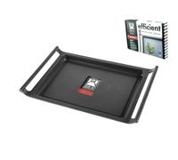 Piastra Antiaderente Efficient 35 ( Cm 28x24) Nero Pinti Inox