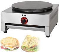 Piastra antiaderente per crepes, frittelle, omelette, tortillas, bistecche e hamburger, design con bordi rialzati per cucinare senza sporcare, perfetta per la colazione