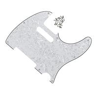 Piastra antigraffio per battipenna per chitarra con viti 8 fori per parti di chitarra stile for For TL Parti di Chitarra Elettrica (Color : White Pearl 4ply)