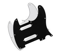 Piastra antigraffio per battipenna per chitarra elettrica a 8 fori bianca e nera da 2 pezzi per chitarra stile for For TL Parti di Chitarra Elettrica