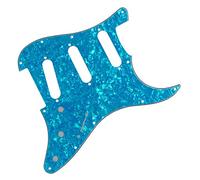 Piastra Antigraffio Per Battipenna Per Chitarra SSS A 11 Fori Con Viti Per Parti Antigraffio Per Chitarra Elettrica For For ST Parti di Chitarra Elettrica (Color : Light Blue)