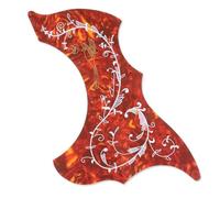 piastra antigraffio per chitarra acustica 1 Battipenna Autoadesivo Per Chitarra Acustica Folk Per PC Con Motivo A Uccelli E Fiori È Bellissimo(Colorful 1)