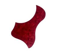 piastra antigraffio per chitarra acustica Accessorio Per Battipenna Per Chitarra Trasparente Resistente Ai Graffi A Forma Di Uccello In Celluloide Nera Rossa Da 38 "40/41"(Red,38 Bird)