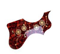 piastra antigraffio per chitarra acustica Battipenna Per Chitarra Acustica In Materiale PVC Tartaruga Rossa Autoadesiva Per Accessori Per Chitarra Acustica