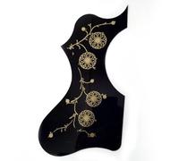 piastra antigraffio per chitarra acustica Battipenna Per Chitarra Acustica Sinistra/destra Autoadesivo Nero Per Accessori Per Chitarra Con Motivo Tartaruga(L)