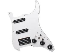 Piastra Antigraffio Precablata Caricata Ad Alto Rendimento SSH Divisione Della Bobina 2 Mini Magneti Humbucker Ceramica 11 Fori Per Le Viti(2)
