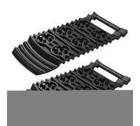 Piastra antiscretica di emergenza auto, tappetino di trazione, cuscinetti di trazione per pneumatici 2 pezzi, prevenire scorrimento, resistente e robusto, 31.5x14,5x2cm per salvataggio del veicolo str