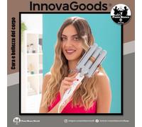 Piastra arricciacapelli elettrica in ceramica a tripla asta