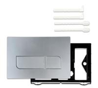 Piastra attuatore a doppio filo per Geberit UP320 ABS bianco (argento)