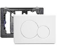 Piastra attuatore doppio scarico azionamento frontale compatibile con Geberit 115.770.11.5 Piastra attuatore bianco alpino