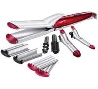 PIASTRA BABYLISS MS22E Potenza 39W, , 10 accessori intercambiabili, Potenza massima 39 W, in Ceramica, Temperatura max 170 °C, 1 temperature, Rosso, Argento