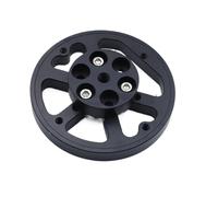 Piastra base adattatore for montatura equatoriale EQ3/EQ5/EQ6 in acciaio inossidabile con filettatura 3/8"(Black for eq3 eq5)