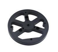 Piastra base adattatore for montatura equatoriale EQ3/EQ5/EQ6 in acciaio inossidabile con filettatura 3/8"(Black for 3-8)