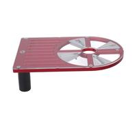 Piastra base del router Base da banco in lega di alluminio per taglierina da 65 a 132 mm di diametro con stabilità migliorata e comoda impugnatura per attività di rifinitura