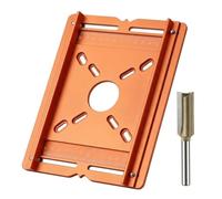 Piastra Base Della Macchina Da Taglio Con Doppia Scala, Piastra Base | Guide di scorrimento regolabili, scala incorporata, guida di instradamento di precisione leggera(+3-edge Knife)