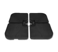 Piastra base per ombrellone | 4 supporti 50x50cm riempibili