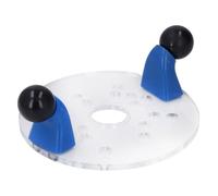 Piastra Base Universale per Router, Piastra Base Universale per Router in PVC Trasparente, Accessori per Router Palm Posizionamento Accurato per Rifinitura del Tavolo