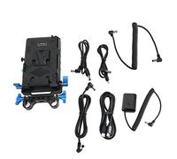 Piastra Batteria con Attacco A V Piastra Batteria con Attacco A V Piastra A con Attacco A V di Alimentazione con Batteria Fittizia NP FZ100 Clip per Condotto da 15 Mm per