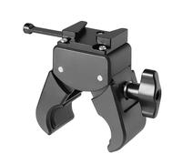 Piastra batteria con montaggio a V, piastra batteria da 10,2 x 7,5 x 2,5 cm, a sgancio rapido, leggero, morsetto a granchio per dispositivi video professionali per amanti della fotocamera, fotografia