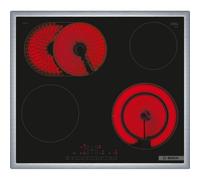 Piastra Bosch Serie 6 PKN645FP2E 60 cm 4 Zone Touch Ceramica Nero