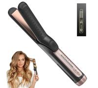 Piastra Capelli 2-In-1, ADDLIVE Mini Piastra per Capelli, Rotazione di 360° Pias-tra Frisè per Cap-elli, Ferro per Cap-elli, Pia-stra da Viaggio per Cape-lli, Piastra Cape-lli Lisci, 5 Temperatura