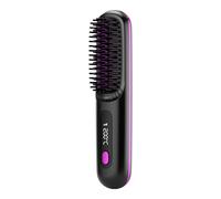 Piastra Capelli - 7,87x1,77x1,18 Pollici Piastra Per Capelli, Spazzola Per Lisciare I Capeli | Piastraa Perr Capellii Con Spazzola Calda Senza Fili 3 Impostazioni Di Riscaldamento,strumento