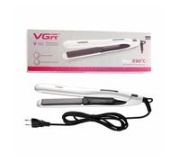 PIASTRA CAPELLI LISCI 50W PROFESSIONALE RIVESTITA IN CERAMICA DISPLAY LCD V-552