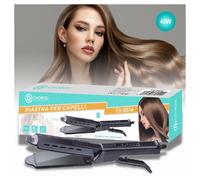 PIASTRA CAPELLI LISCI LARGA TECNOLOGIA A VAPORE RISCALDAMENTO RAPIDO 45W TX-9514